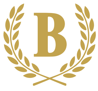 Beckett – B mit Lorbeerkranz